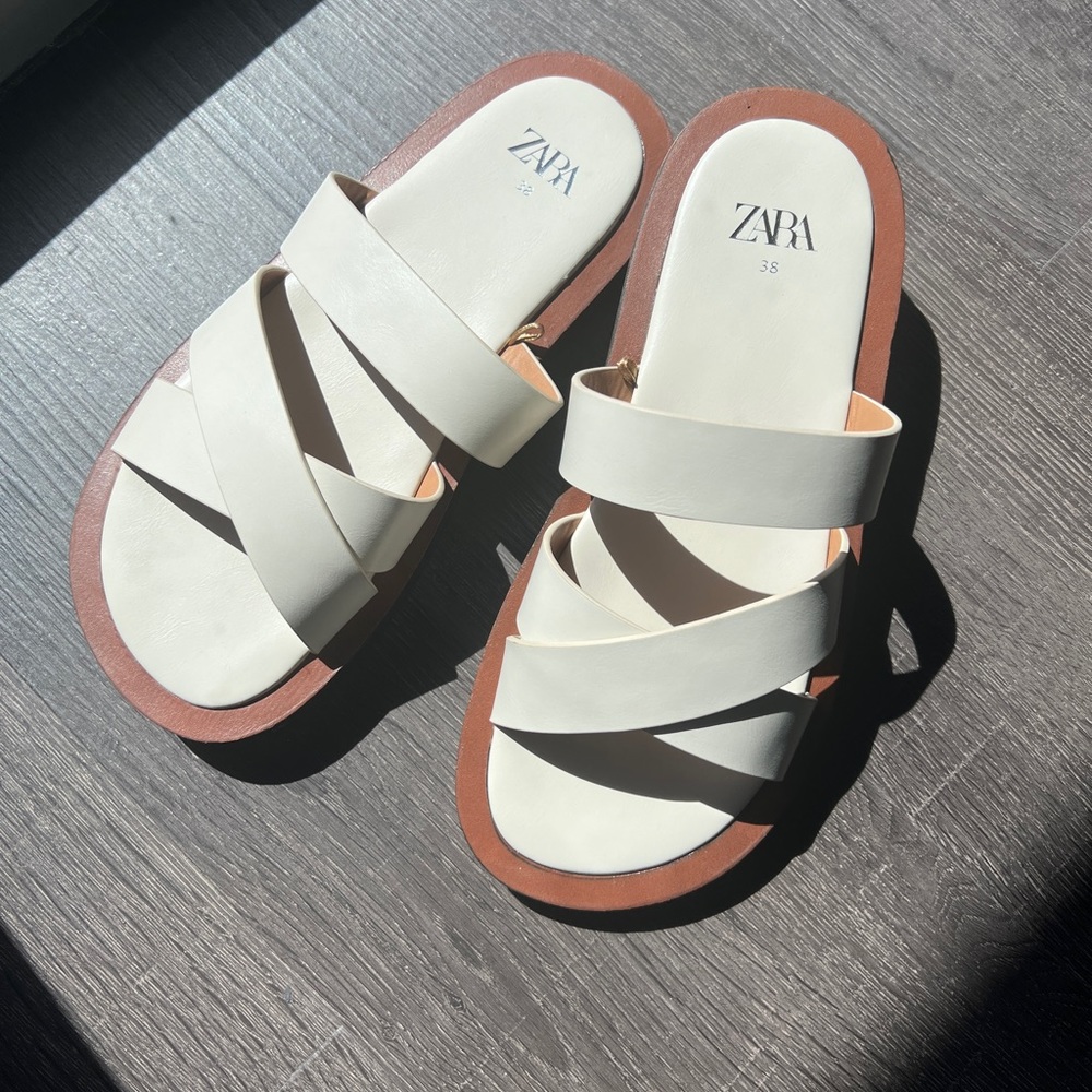 ZARA Minimal Flat Sandals